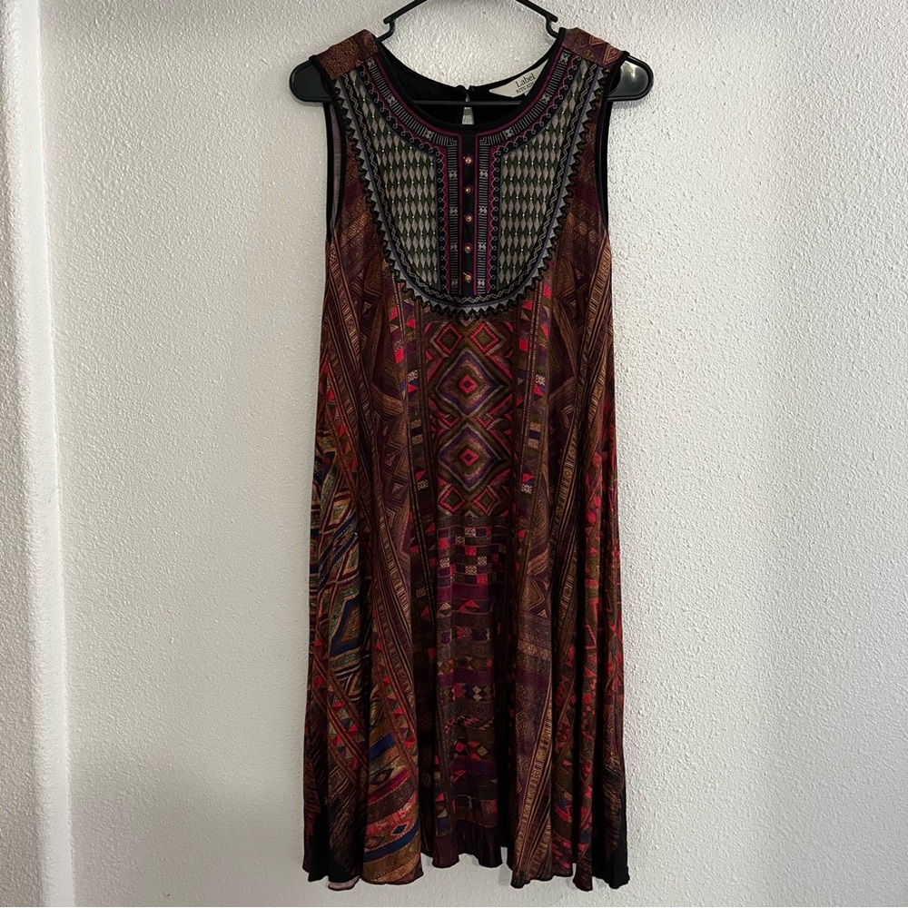 Label Ritu Kumar Tank Dress multicolor